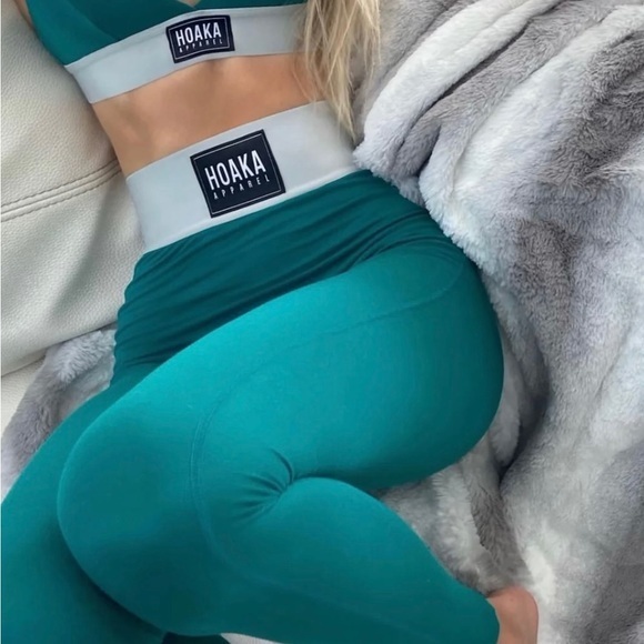 Hoaka Apparel Pants - Hoaka Apparel‎ Emerald Leggings